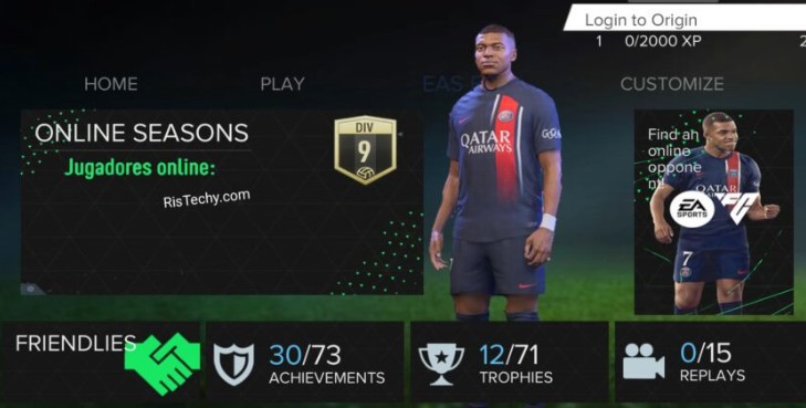 FIFA 2025 Mod FIFA 14 APK OBB Data Offline Download